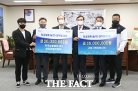  고성그린파워·남동발전, 사천 여자농구 발전 위해 장학금 전달