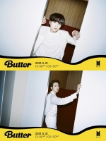  방탄소년단 진·슈가, 올 화이트 슈트…'Butter' 티저 공개