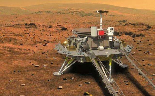 중국이 지난해 7월 발사한 무인 탐사선 톈원 1호가 15일 화성 착륙에 성공했다. /뉴시스
