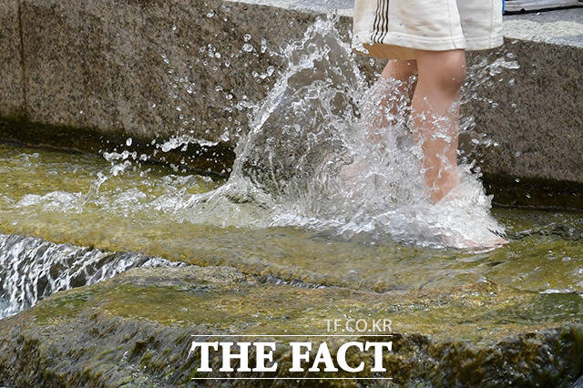 그리고 물장난 하는