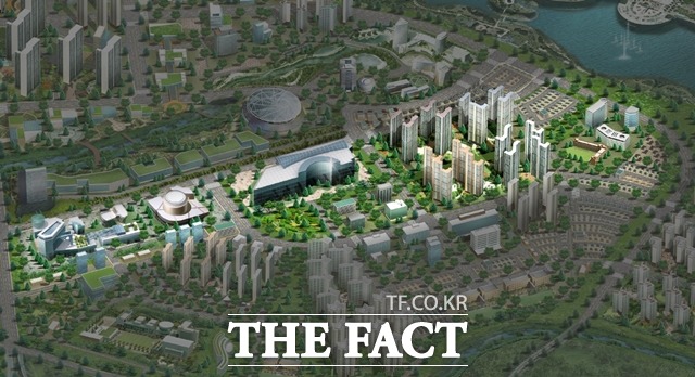 경기고양방송영상밸리는 고양시 장항동·대화동 일원 70만1천984㎡에 총 사업비 6천738억원을 투입 2023년 준공예정이다./고양시 제공