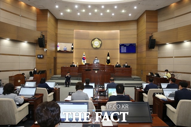 천안시의회가 코로나19 확산 방지를 위해 제242회 제1차 정례회를 단축 운영한다. / 천안시의회 제공