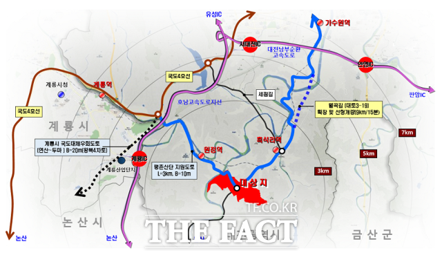 대전 평촌일반산업단지 위치도 / 대전시 제공