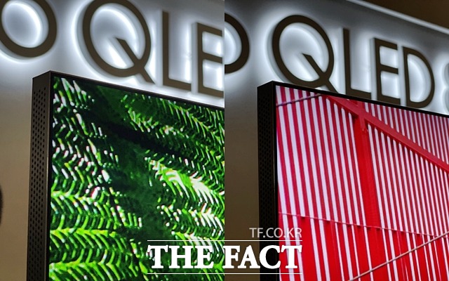 삼성전자는 올 1분기 글로벌 TV 시장에서 32.9%(금액 기준)의 점유율로 역대 1분기 중 가장 높은 점유율 기록했다. /서초=최수진 기자