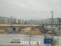  목포 신축아파트 현장서 '오염토' 논란으로 갈등 심화