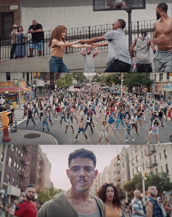 인 더 하이츠는 현재 미국 최고의 천재 예술가로 인정받는 린 마누엘 미란다 원작의 뮤지컬을 영화화한 작품으로 뉴욕 워싱턴 하이츠의 꿈 꾸고 사랑하는 젊은이들의 이야기를 그린다. /영화 티저 영상 화면 캡처