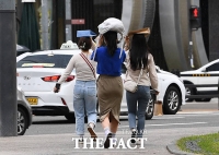  주말 오후 갑자기 내리는 비 [포토]