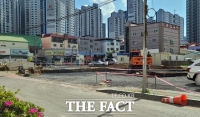  포항, 안전펜스도 없이 주택가 공사... 안전사고 위험 노출