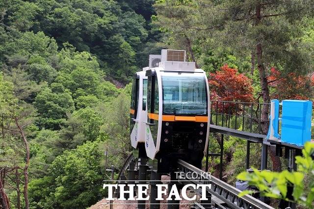 보은 속리산 모노레일이 6월말 개장한다. / 보은군 제공