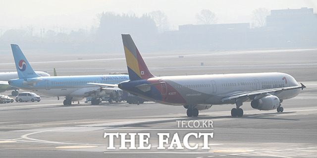 대한항공이 대만에서도 아시아나항공 기업결합심사를 통과했다. /이동률 기자