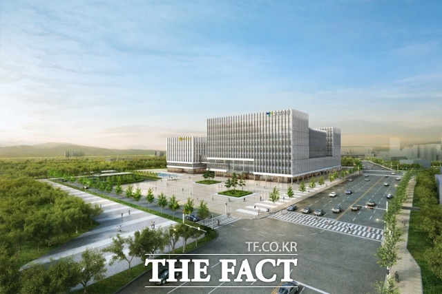 고양시 신청사는 총사업비 2950억 원, 연면적 7만3946㎡ 규모로 주교 제1공영주차장 일원에 2023년 착공해 2025년 준공할 계획이다./고양시 제공