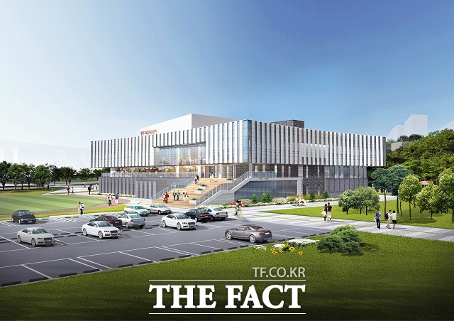 옛 공설운동장 터에 들어설 충주복합체육센터 조감도. / 충주시 제공