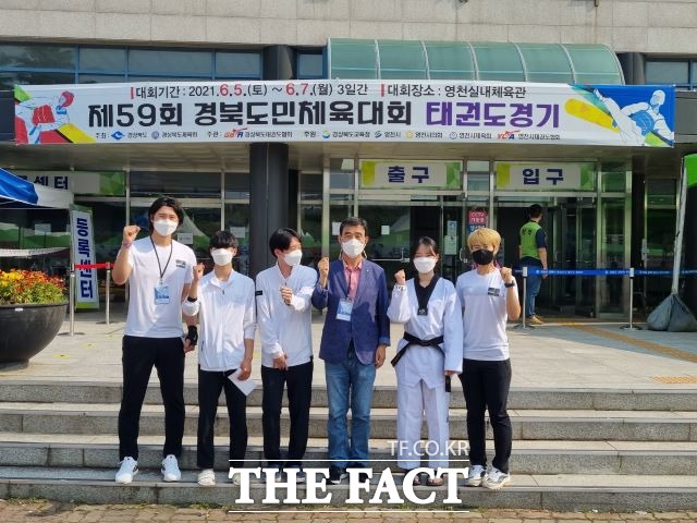 울릉군은 제59회 경북도민체육대회 태권도 종목에서 금메달 1, 은메달 3을 획득했다. /울릉군 제공