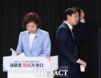  '윤석열·막말프레임'…불붙은 '나경원-이준석', 네거티브 토론회 [TF사진관]