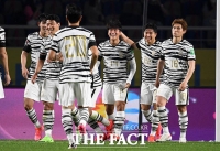  정상빈, A매치 데뷔전에서 깜짝 ‘데뷔 골' [포토]