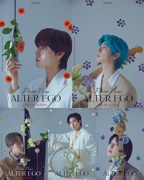 보이밴드 원위(ONEWE)가 첫 번째 미니앨범 Planet Nine : Alter Ego(플래닛 나인 : 얼터 에고)의 스페셜 콘셉트 포토를 공개했다. /RBW 제공