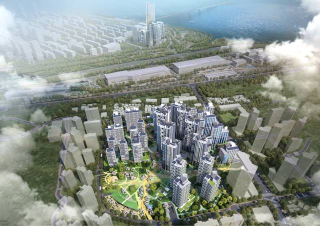 노량진1 재정비촉진구역 재개발 건축심의가 통과돼 2992호의 주택이 공급될 예정이다. 사진은 아파트 단지 조감도. /서울시 제공