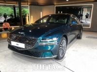  '친환경+럭셔리' 둘 다 갖춘 욕심쟁이…제네시스 G80 전동화 모델 직접 보니(영상)