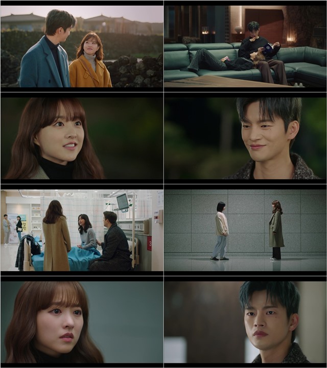 tvN 월화드라마 멸망 서인국과 박보여잉 서로의 굳건한 사랑을 확인했으나 또다시 선택의 기로에 서 안타까움을 자아냈다. /tvN 방송화면 캡처