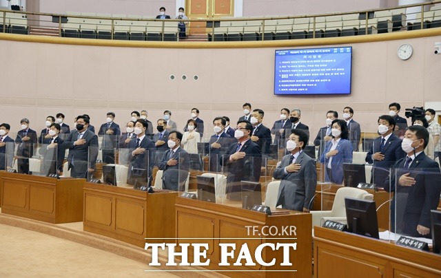 대전시의회는 21일 제258회 제1차 정례회 본회의를 열고 조례안 등 63건을 처리했다. / 대전시의회 제공