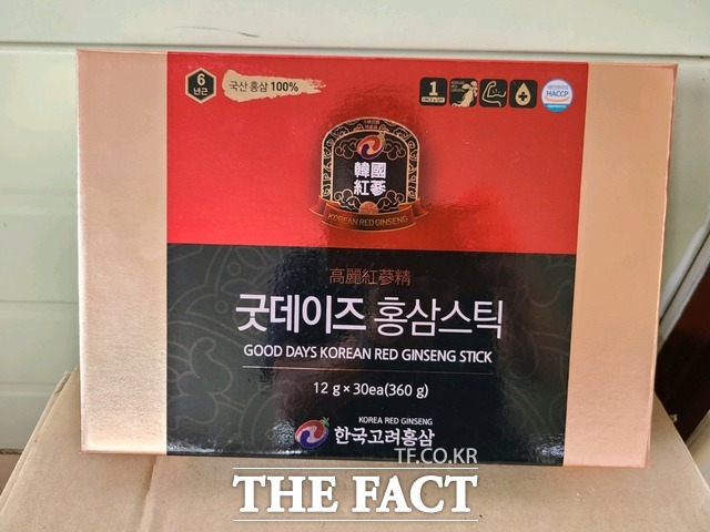 포천효림농산영농조합법인이 생산하는 액상차 굿데이즈 홍삼스틱 제품. /포천효림영농조합법인 제공