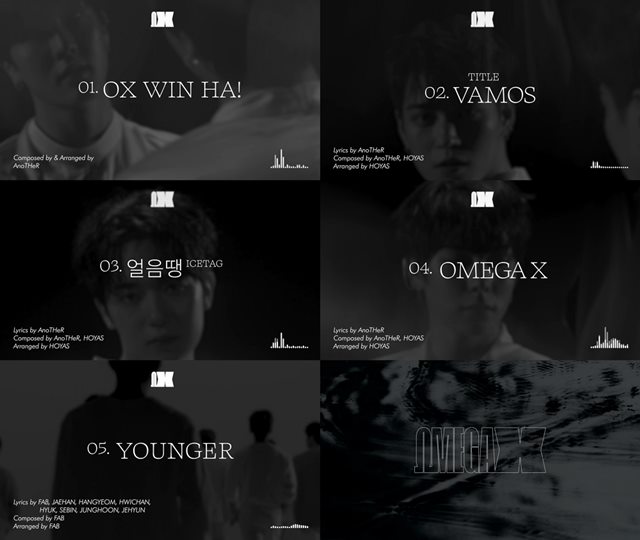 신인 보이그룹 오메가엑스(OMEGA X)가 데뷔 앨범 VAMOS(바모스)의 하이라이트 음원 영상을 공개했다. /스파이어엔터테인먼트 제공