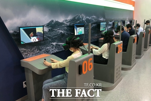 경기해양안전체험관 내 VR체험장/경기도 제공