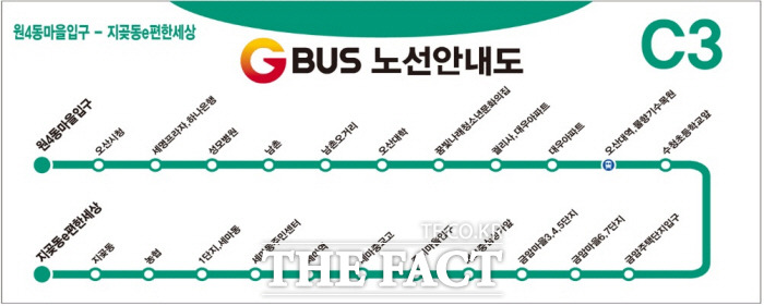오산시는 오산형 도시교통모델 신규 노선인 C3 노선(오산대역→세교지구→지곶동)과 C4 노선(오산역→초평동→세교지구)을 오는 7월1일부터 신설해 운영한다./오산시 제공