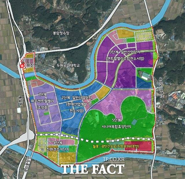 파주희망프로젝트 사업은 경의중앙선 파주역 인근의 374만 9000여㎡의 부지에 경기북부권 창조산업 거점지구를 조성하는 사업이다./파주시 제공