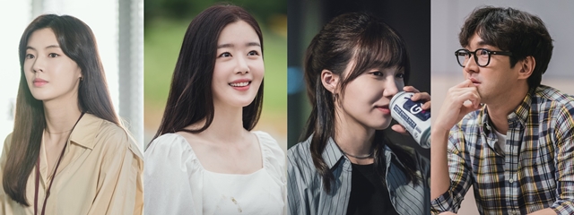 이선빈, 한선화, 정은지, 최시원(왼쪽 부터)이 티빙 오리지널 술꾼도시여자들에 캐스팅됐다. 네 사람은 퇴근 후 술 한잔이 인생의 신념인 세 여자들의 이야기로 연기 호흡을 맞추며 시청자들에게 위로를 안길 계획이다. /티빙 제공