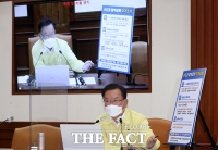  김부겸 총리, '2~3일 뒤 상황 악화되면 가장 강력한 거리두기 검토' [포토]