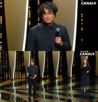  봉준호 감독, 칸 영화제 개막 선언 '영화는 한번도 멈춘 적 없다'