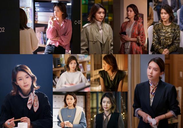 JTBC 수목드라마 월간 집 채정안의 다채로운 스타일링이 화제인 가운데, 배우 본인이 의상 선정에 직접 참여했다고 알려져 이목을 집중시켰다. /키이스트 제공