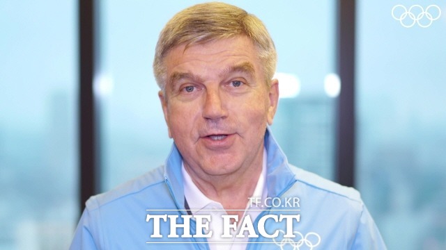 토마스 바흐 IOC 위원장이 도쿄올림픽의 무관중 개최 결정을 지지하는 영상 메시지를 10일 공개했다. /IOC 공식 누리집 갈무리