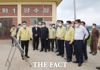  김영록 전남지사 영암군 수해 피해 현장 점검