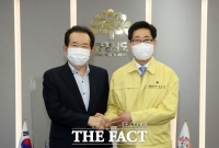  '컷오프' 양승조, 정세균 품으로…충청 표심 끌어안기