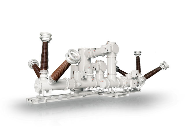 현대일렉트릭은 친환경 전력기기 브랜드인 그린트릭을 론칭했다. 사진은 현대일렉트릭이 국내 첫 독자기술로 개발한 170kV 친환경 가스절연개폐장치. /현대일렉트릭 제공