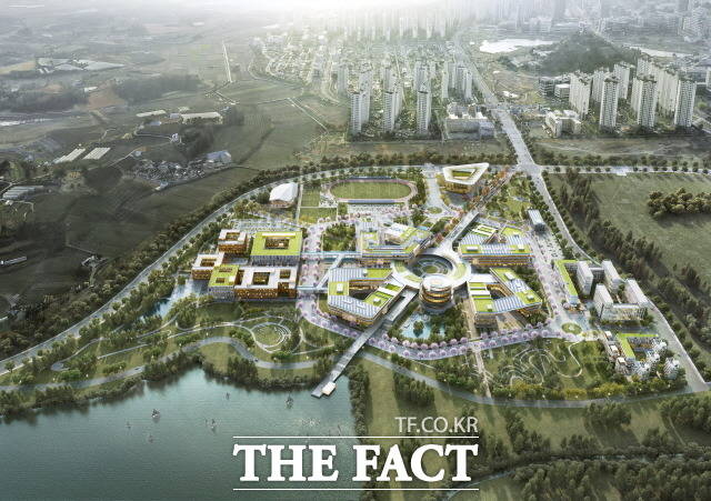 한국에너지공과대학교는 2022학년도 학부 신입생 모집 요강을 발표한데 이어 지난 9일 대학원 신입생 모집요강을 공개했다. 사진은 한국에너지공과대학교 조감도./한국에너지공과대학교 제공