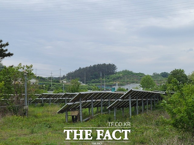 군산시가 풍수해 취약지역에 설치된 태양광 설비에 대해 태양광 모듈 결속 사항과 토사유실 가능성, 건축물 상단의 적정 하중의 적재 여부 등을 집중점검 한다고 21일 밝혔다. /더팩트DB