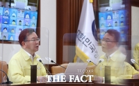 코로나19 중대본 회의 주재하는 김부겸 국무총리 [포토]