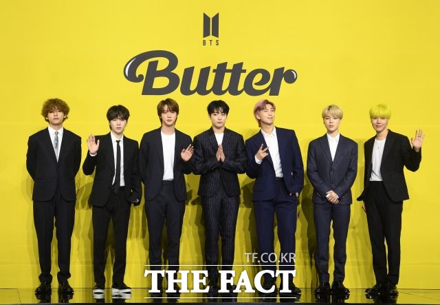 그룹 방탄소년단 소속사 빅히트뮤직이 최근에 발매한 곡 Butter에 대한 저작권 논란을 두고 문제없다고 밝혔다. /더팩트 DB