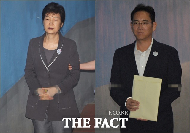 박근혜 전 대통령과 이재용 삼성전자 부회장의 가석방 여부가 정치권을 뜨겁게 달구고 있다. /더팩트 DB