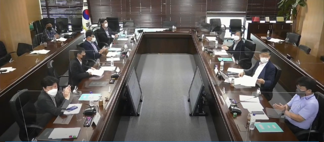 국토교통부는 28일 오후 2시 한국토지주택공사(LH) 조직 개편안을 논의하기 위해 온라인 공청회를 열었다. /유튜브 캡처