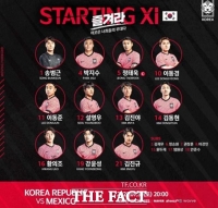  [대한민국 멕시코] 황의조 이동준 박지수 선발 출격, 이강인은 벤치 '출발'