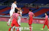  3골 실점 한국, 멕시코에 전반 1대3 마무리 [TF사진관]