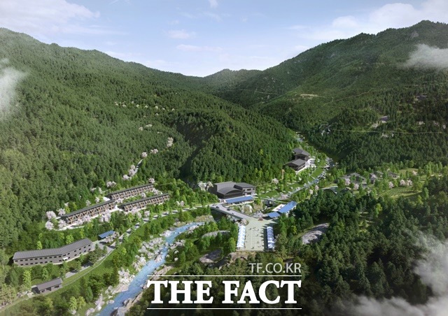 국립지덕권 산림치유원 조감도 / 산림청 제공