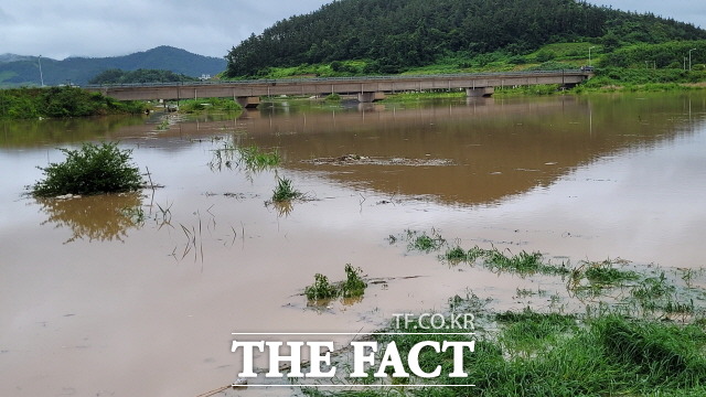 진도군에서는 남해안에 내린 집중호우로 하천이 범람하고 농경지가 침수되는 등 큰 피해가 발생했다. /더팩트 DB