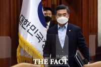  국정현안점검조정회의 참석하는 서욱 국방부 장관 [포토]