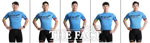 온라인 경륜에 활력을 불어넣고 있는 이태운 정현수 강동규 전경호 방극산(왼쪽부터).