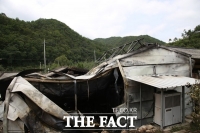  문경 사과창고서 화재...'원인 조사 중'